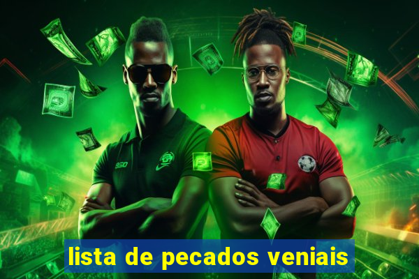 lista de pecados veniais